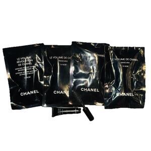 4 New Sealed Le Volume De CHANEL Mascara #10 NOIR Black .03 oz Sample Revolution